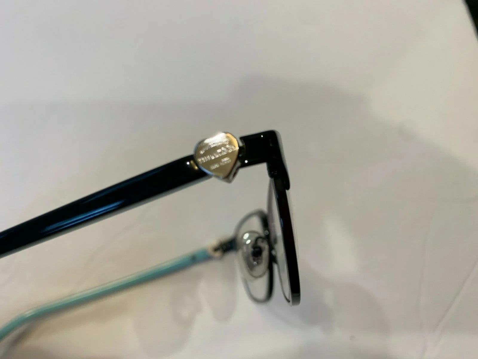 Tiffany & Co.1072 6007 Metal Frame Eyeglasses With Case Italy 4