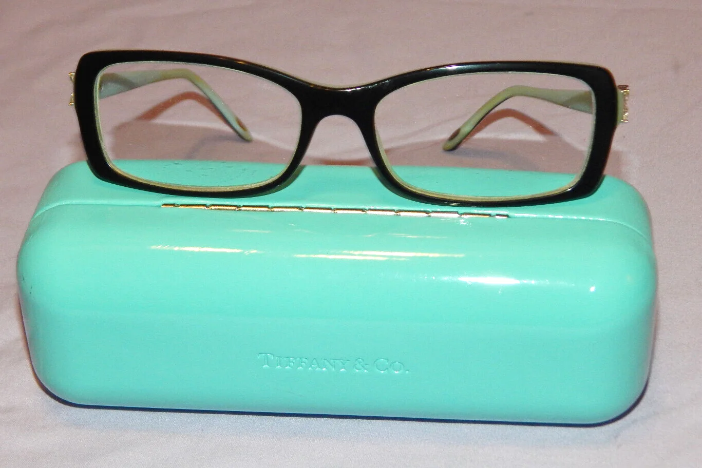 Tiffany & Co. Black & Tiffany Blue Glasses TF 2091-B 8055 53 16 140