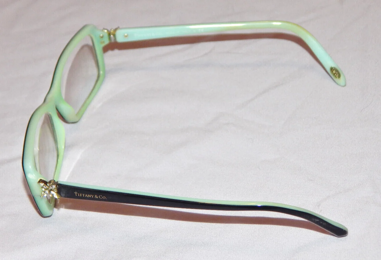 Tiffany & Co. Black & Tiffany Blue Glasses TF 2091-B 8055 53 16 140 4