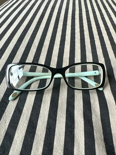 Tiffany & Co Eyeglasses Frames TF 2091-B 8055 Blue Tortoise Full Rim 53-16-140
