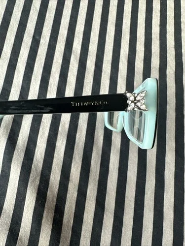 Tiffany & Co Eyeglasses Frames TF 2091-B 8055 Blue Tortoise Full Rim 53-16-140 2