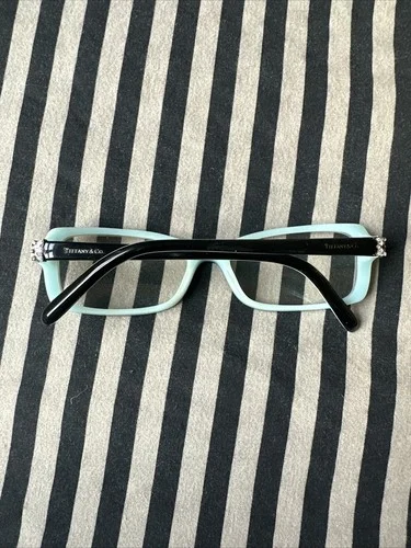 Tiffany & Co Eyeglasses Frames TF 2091-B 8055 Blue Tortoise Full Rim 53-16-140 3