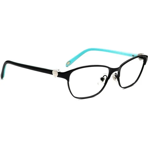 Tiffany & Co. Eyeglasses TF 1072 6007 Black/Blue Cat Eye Frame Italy 51[]15 135
