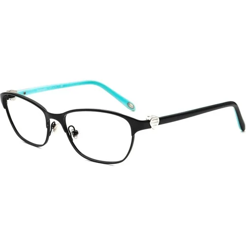 Tiffany & Co. Eyeglasses TF 1072 6007 Black/Blue Cat Eye Frame Italy 51[]15 135 3