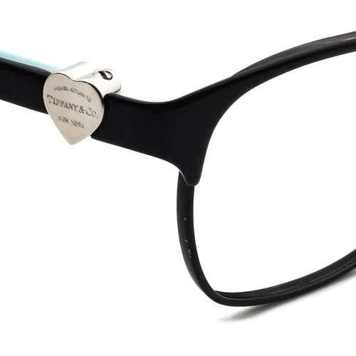 Tiffany & Co. Eyeglasses TF 1072 6007 Black/Blue Cat Eye Frame Italy 51[]15 135 4
