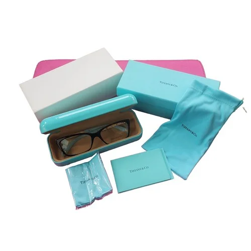 Tiffany & Co. Eyeglasses TF 2103-B 8191 Dark Blue/Silver Frame 53-16-140 22458