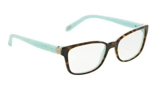 Tiffany & Co. Eyeglasses TF 2122 8134 Havana Brown / Blue Pearl Frame 52mm