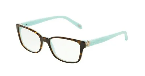Tiffany & Co. Eyeglasses TF 2122 8134 Havana Brown / Blue Pearl Frame 52mm 3