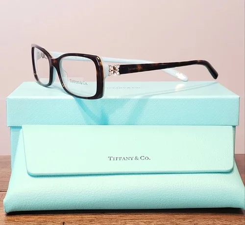 Tiffany & Co. Eyeglasses TF2091B 8134 Havana / Blue Frames Women
