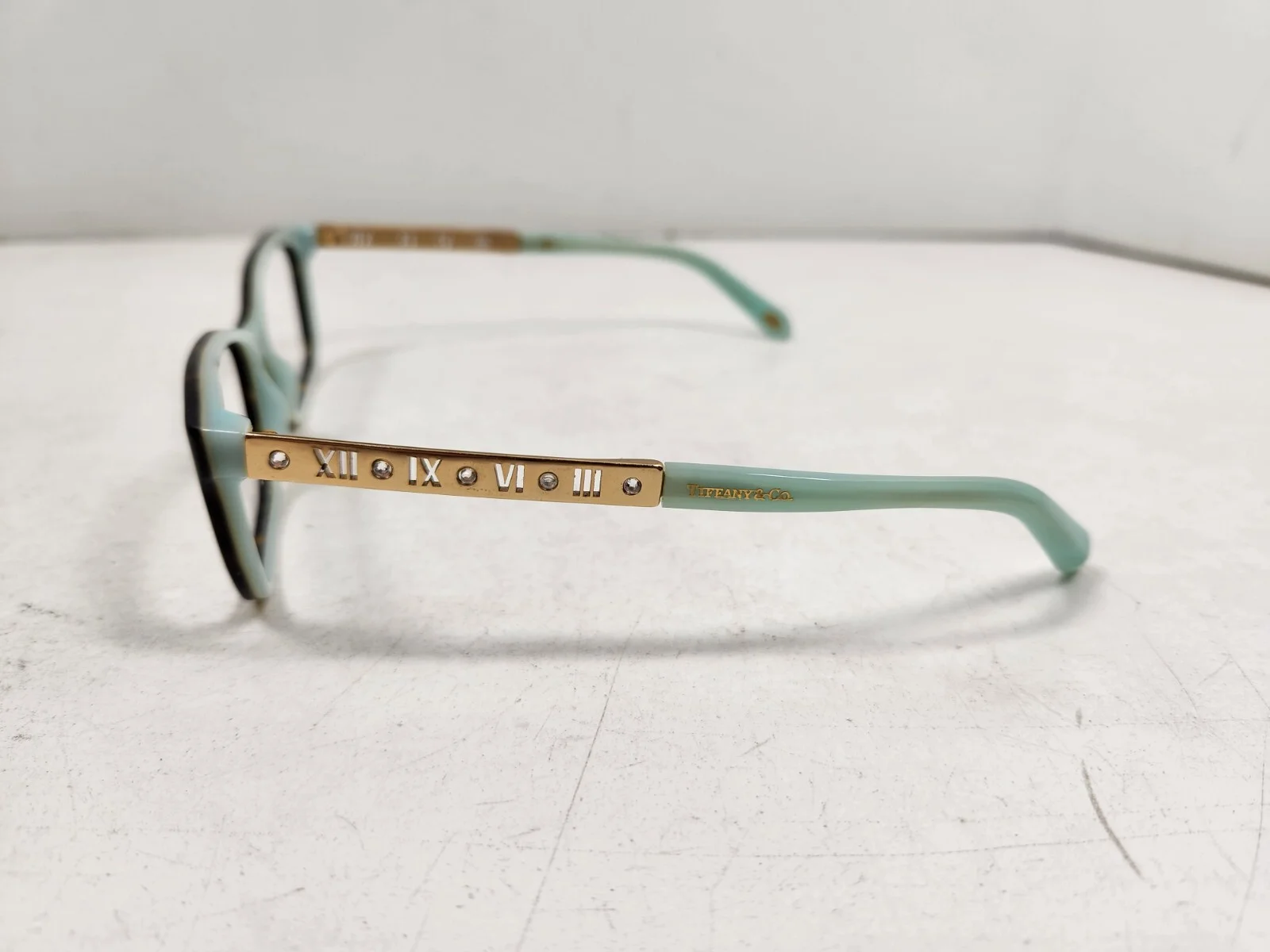 Tiffany & Co. Eyeglasses TF2103-B 8134 Tortoise/Blue/Gold Frame Italy 53[]16 140 2