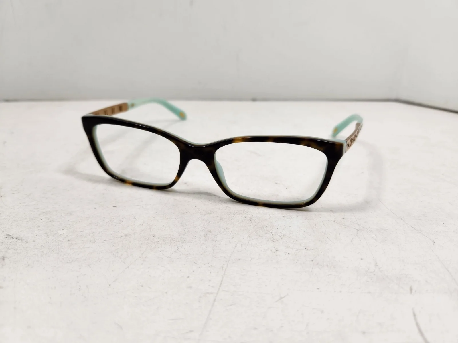 Tiffany & Co. Eyeglasses TF2103-B 8134 Tortoise/Blue/Gold Frame Italy 53[]16 140 3