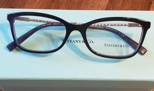 Tiffany & Co. Eyeglasses TF2169 8191 Blue Pearl Sapphire Frames Authentic 53mm 4