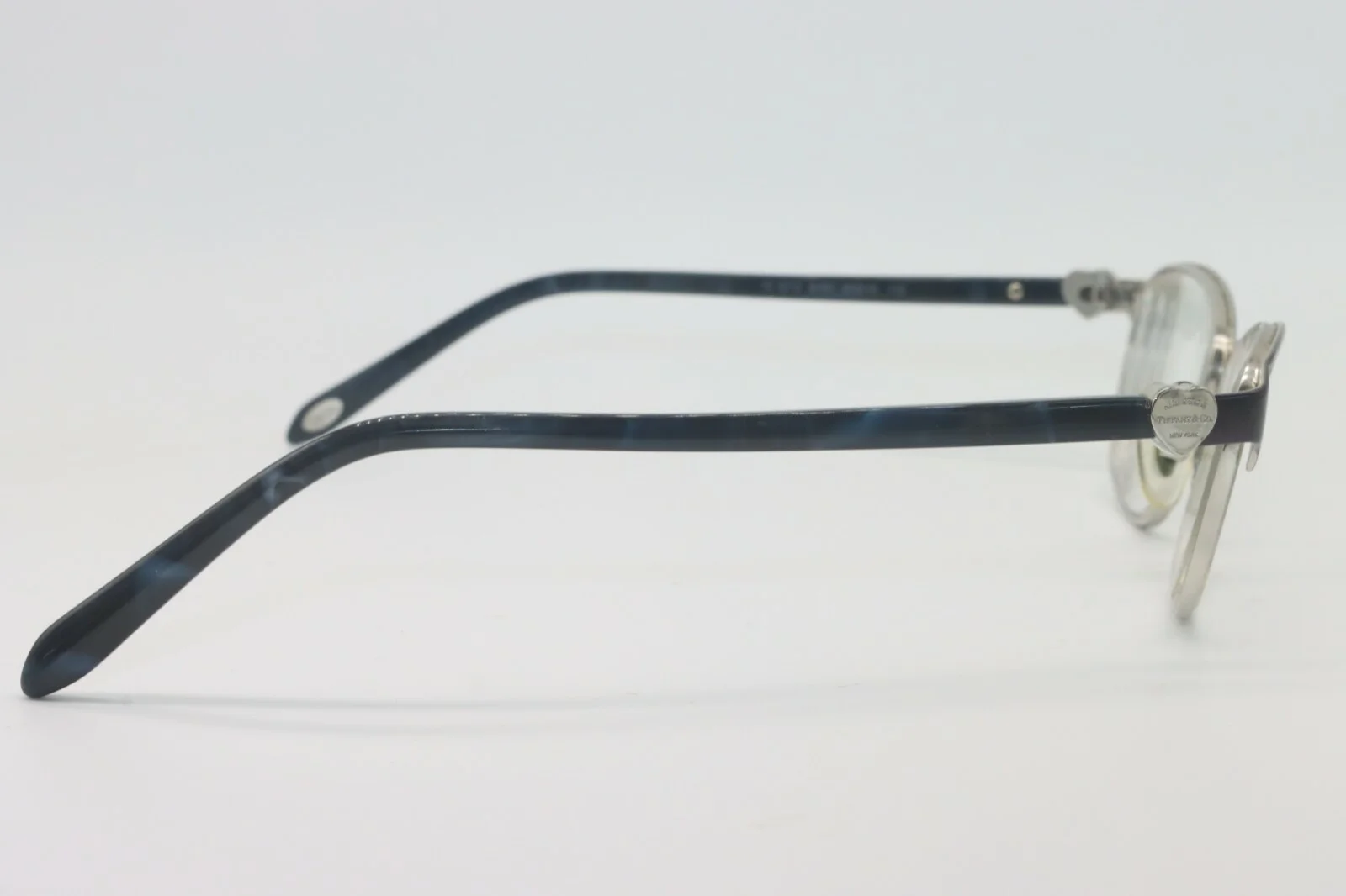 TIFFANY & CO. TF 1072 6107 PURPLE BLUE SILVER AUTHENTIC FRAMES EYEGLASSES 51-15 4