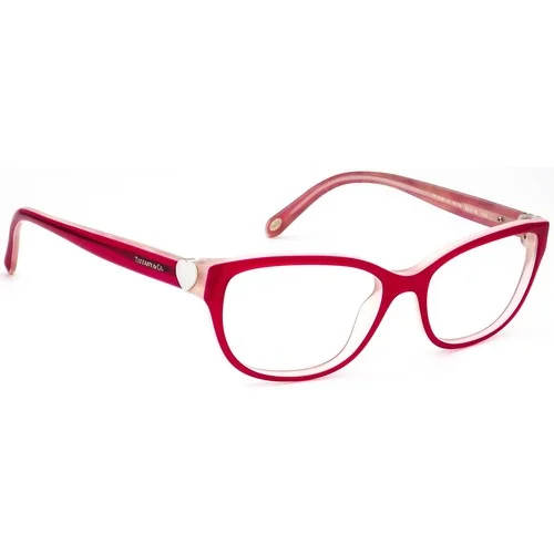 Tiffany & Co TF 2087H 8176 Eyeglasses Glasses Cherry Red Pink / Pearl Heart 54mm