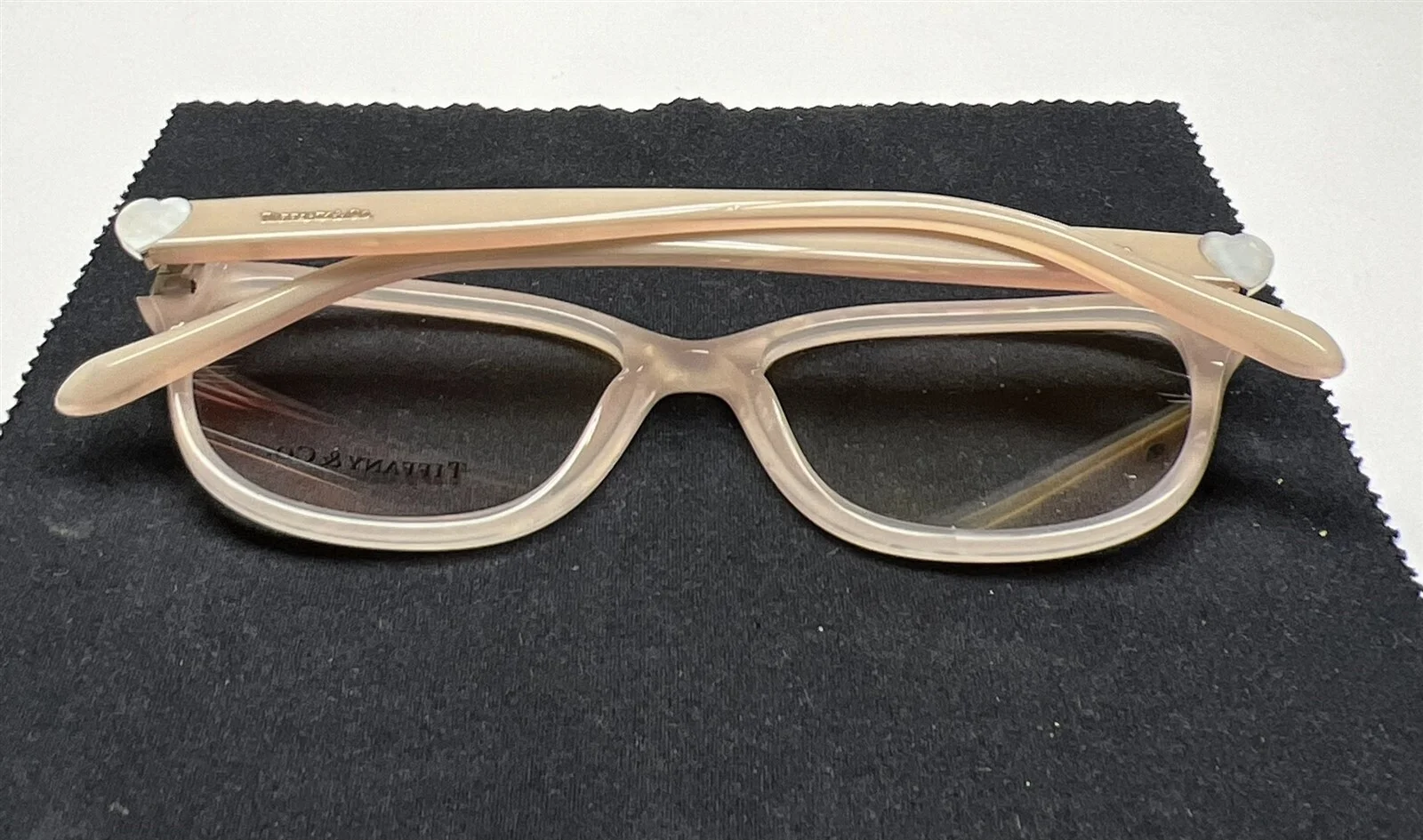 Tiffany & Co TF 2087H 8177 Eyeglasses Glasses Taupe Blush Beige w/ Heart 52mm 4