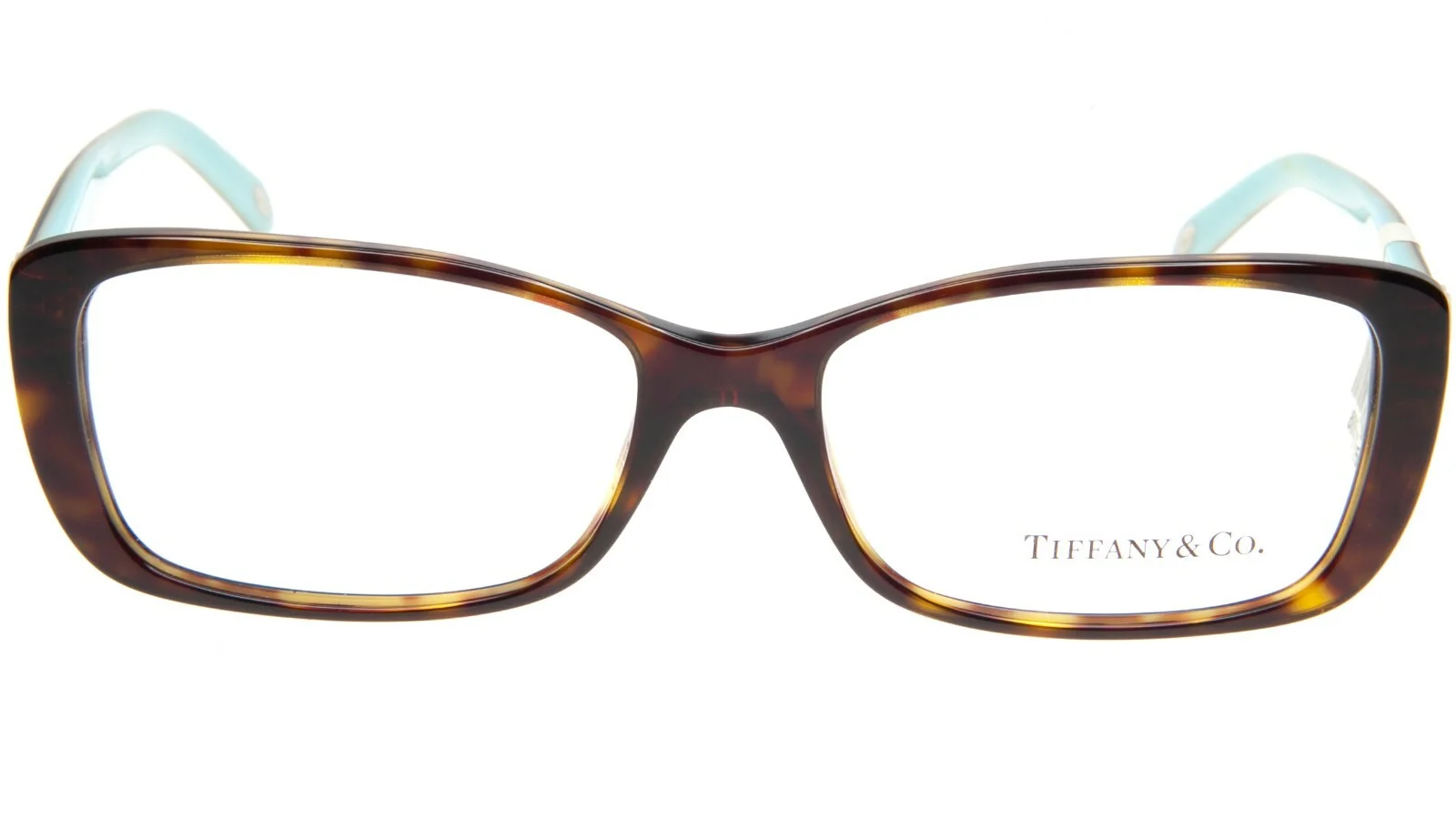 Tiffany & Co TF 2090H 8015 Eyeglasses Glasses Brown Tortoise Pearl Heart 54mm 2