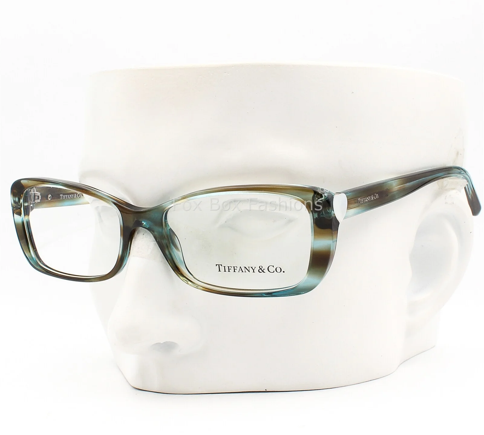 Tiffany & Co TF 2090H 8124 Eyeglasses Glasses Crystal Blue Brown Ocean 52-16-140