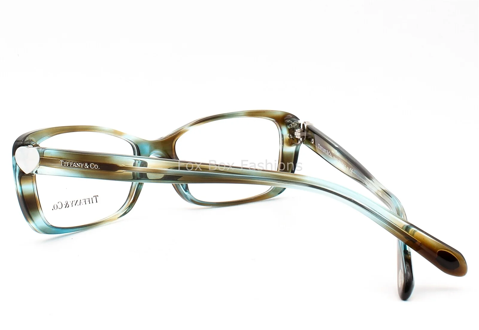 Tiffany & Co TF 2090H 8124 Eyeglasses Glasses Crystal Blue Brown Ocean 52-16-140 3