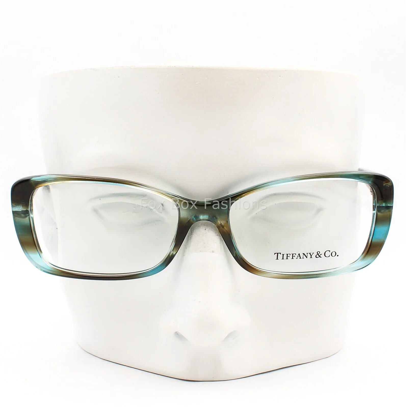 Tiffany & Co TF 2090H 8124 Eyeglasses Glasses Crystal Blue Brown Ocean 52-16-140 4