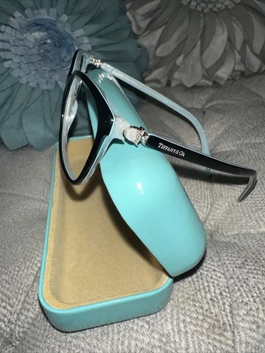 Tiffany & Co. TF 2109-H-B 8193 Cat Eye Black Striped Womens Eyeglasses 53mm 3