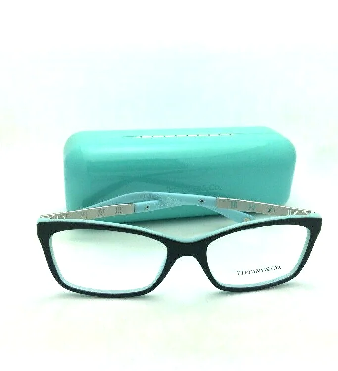 TIFFANY & CO TF2103-B 8055 53mm Black Blue Eyeglasses Frames Italy 2