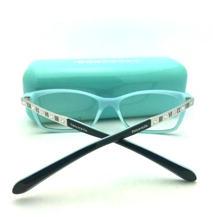 TIFFANY & CO TF2103-B 8055 53mm Black Blue Eyeglasses Frames Italy 4