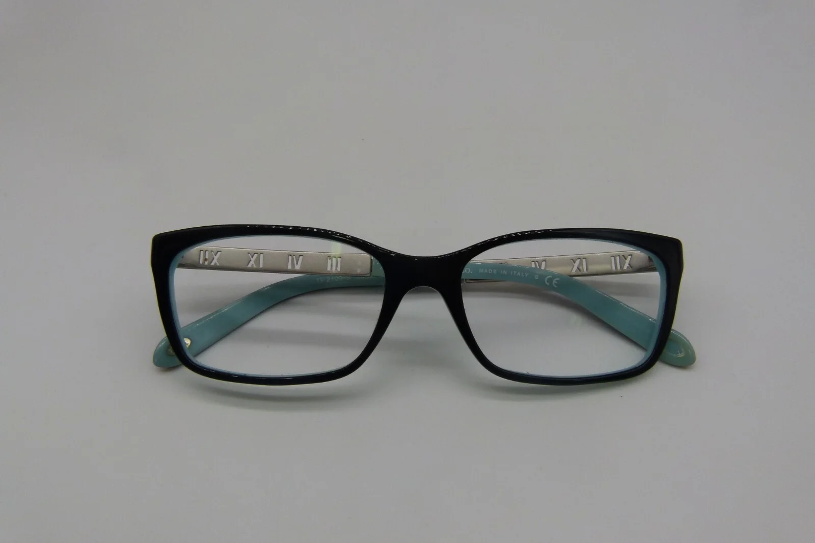 Tiffany & Co. TF2103-B 8055 Black on Tiffany Blue Glasses Optical Frame