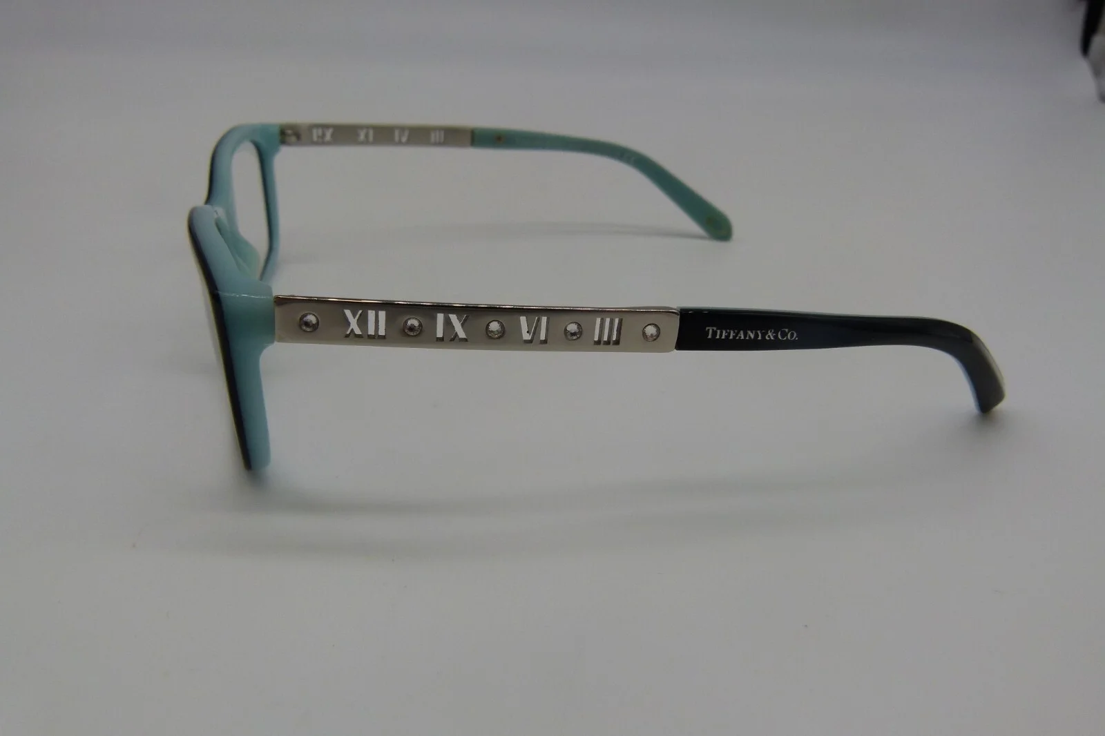 Tiffany & Co. TF2103-B 8055 Black on Tiffany Blue Glasses Optical Frame 4