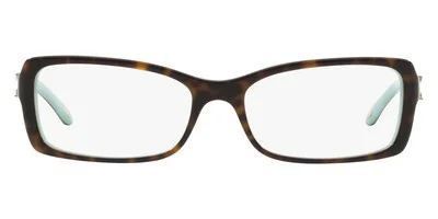 Tiffany TF2091B Eyeglasses RX Women Havana Rectangle 53mm New & Authentic