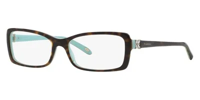 Tiffany TF2091B Eyeglasses RX Women Havana Rectangle 53mm New & Authentic 2