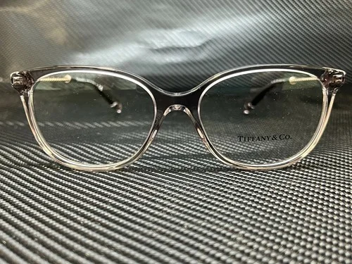 TIFFANY TF2168 8270 Crystal Grey Women Square Demo Lens Eyeglasses Frame 54 mm 2