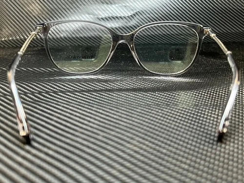 TIFFANY TF2168 8270 Crystal Grey Women Square Demo Lens Eyeglasses Frame 54 mm 4