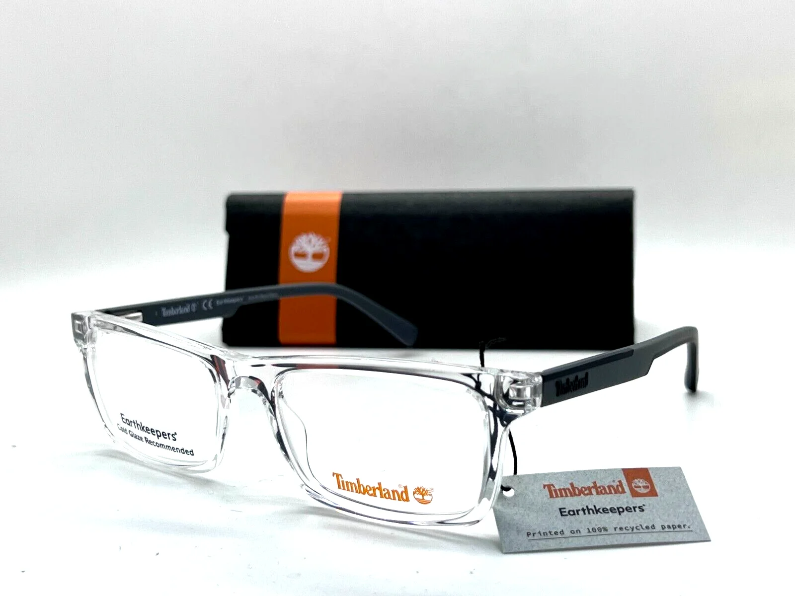 Timberland EARTHKEEPERS Eyeglasses TB 1720 026 CRYSTAL CLEAR 53-17-145MM/CASE