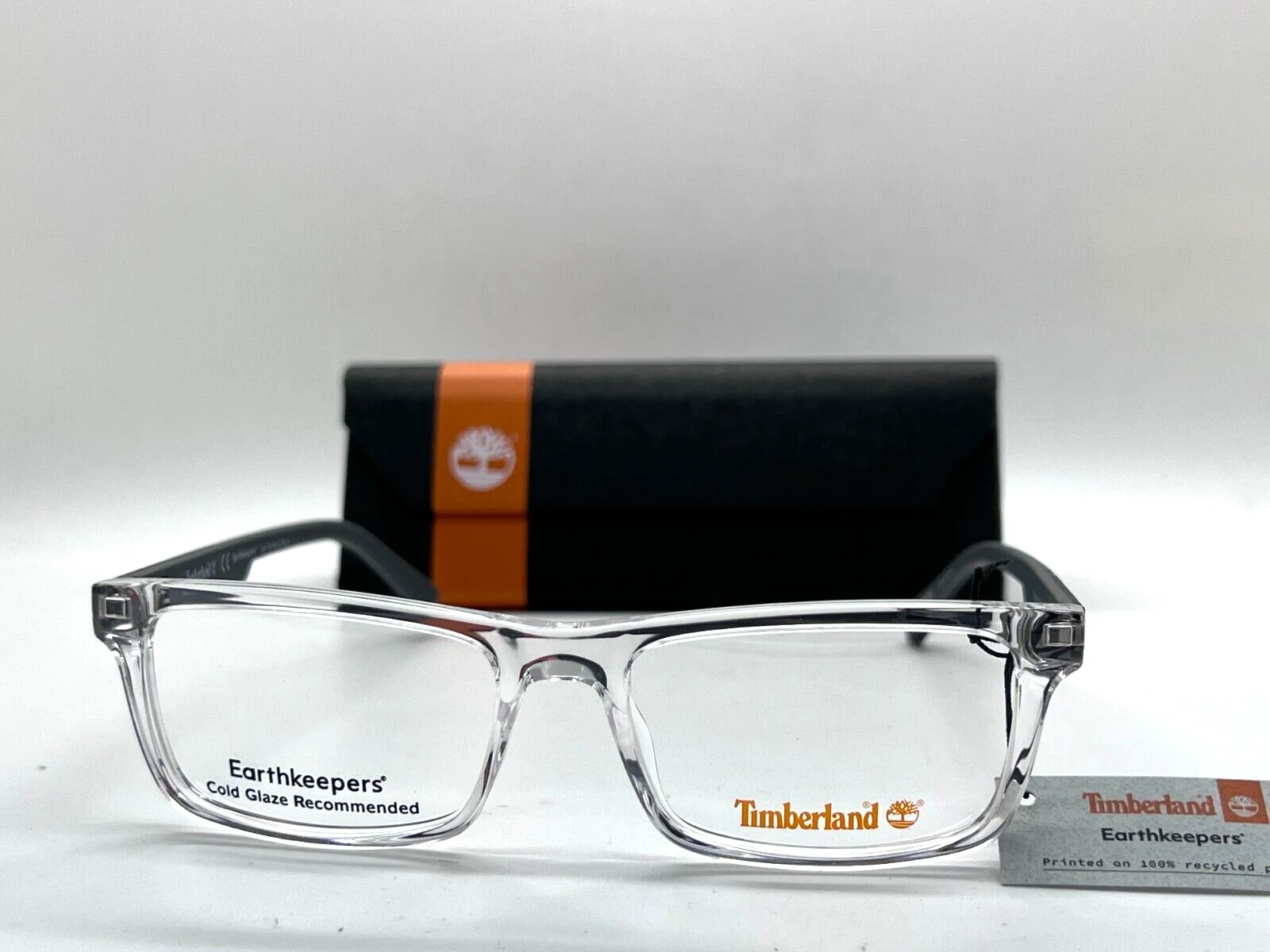 Timberland EARTHKEEPERS Eyeglasses TB 1720 026 CRYSTAL CLEAR 53-17-145MM/CASE 2