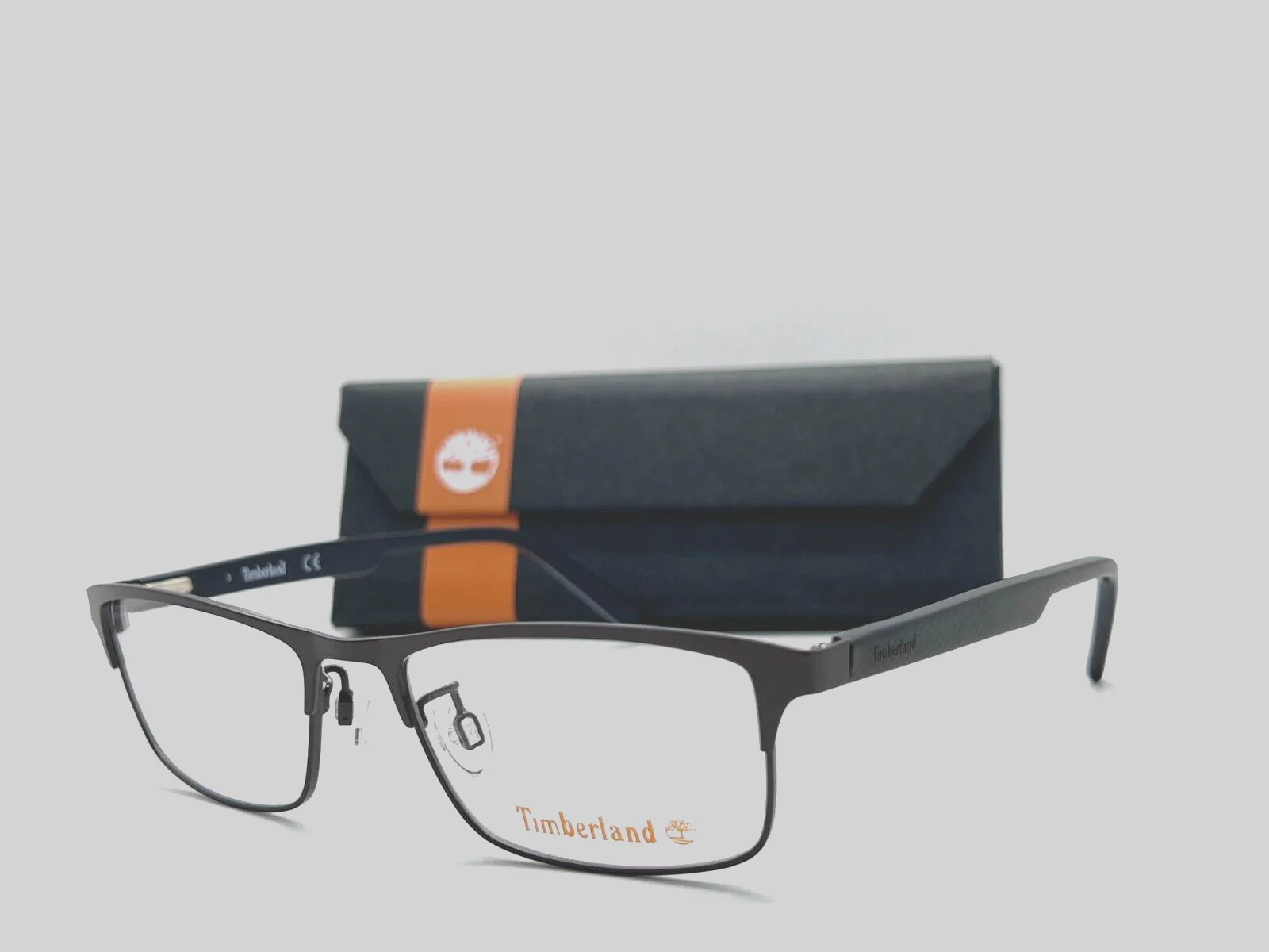 Timberland Eyeglasses TB 1547 049 MATTE BROWN 53-17-140MM STAINLESS STEEL /CASE
