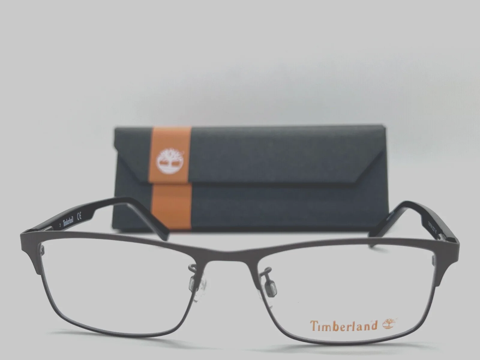 Timberland Eyeglasses TB 1547 049 MATTE BROWN 53-17-140MM STAINLESS STEEL /CASE 2