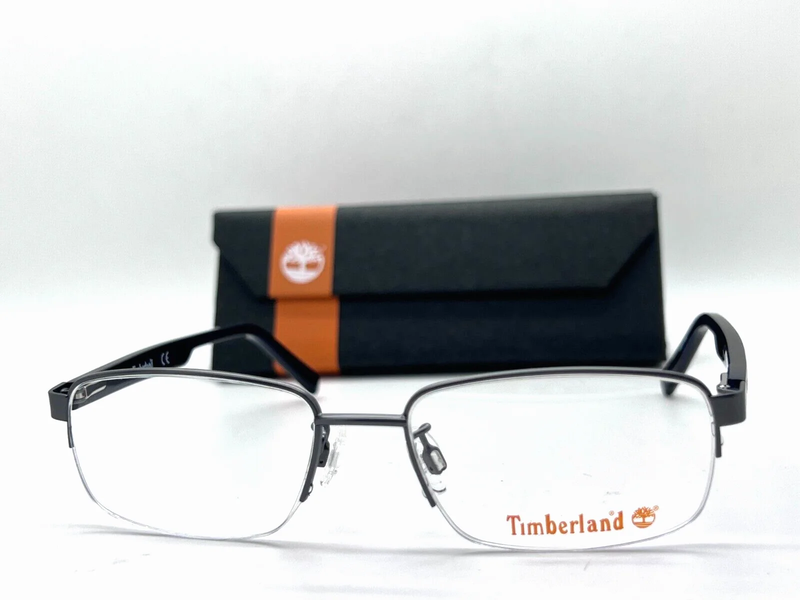 Timberland Eyeglasses TB 1548 009 GUNMETAL 53-17-140MM STAINLESS STEEL /CASE 2