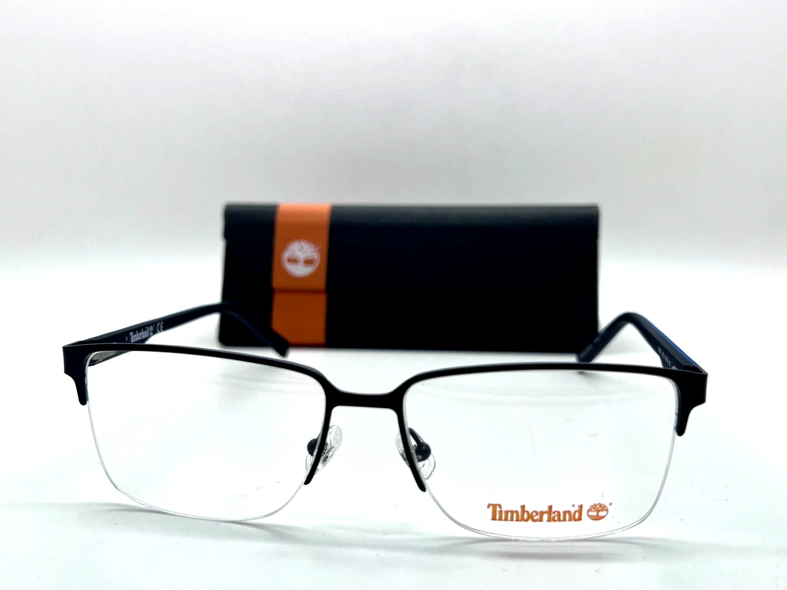 Timberland Eyeglasses TB 1653 002 MATTE BLACK 56-16-150MM STAINLESS STEEL /CASE 2