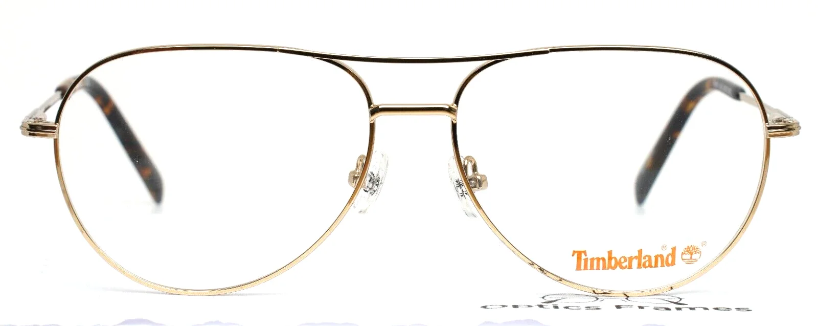 TIMBERLAND TB1630 032 Gold Mens Aviator Oversized Eyeglasses 59-15-150 B:47 2