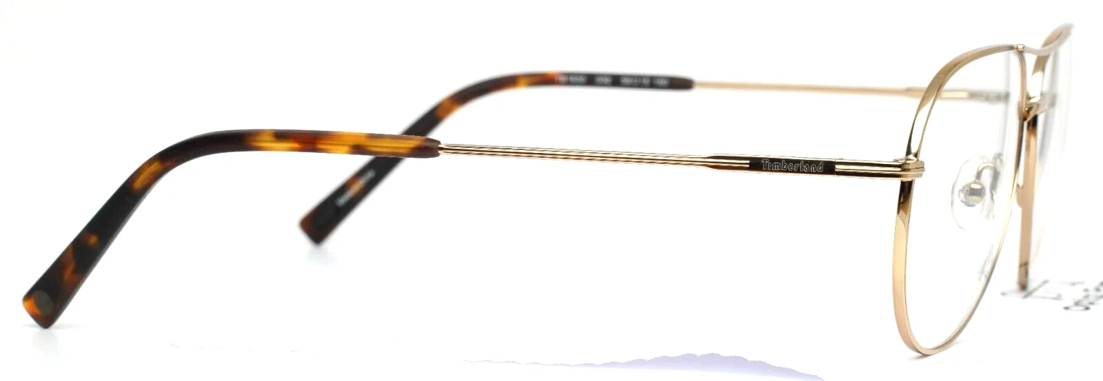TIMBERLAND TB1630 032 Gold Mens Aviator Oversized Eyeglasses 59-15-150 B:47 4
