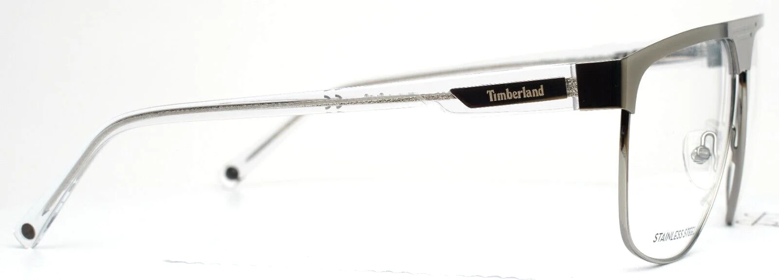 TIMBERLAND TB1643 008 Silver Mens Aviator Full Rim Eyeglasses 62-13-150 B:49 4