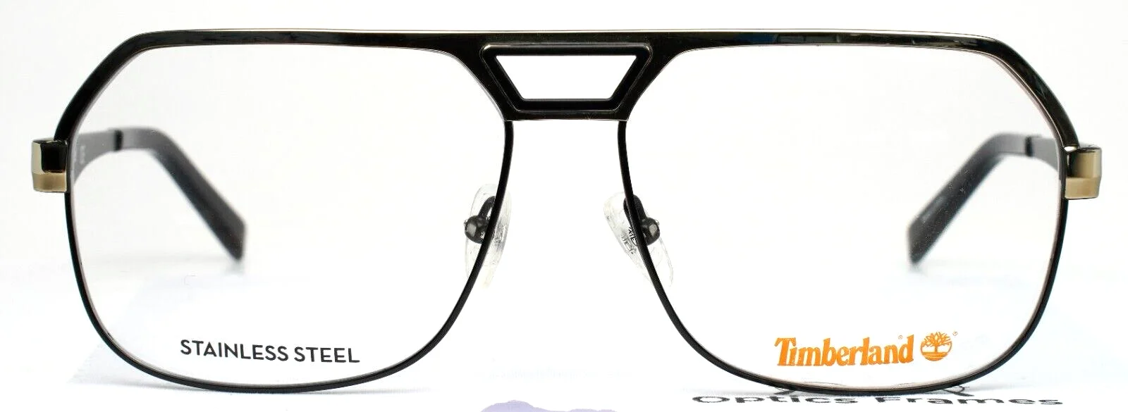 TIMBERLAND TB1645 032 Gold Mens Aviator Oversized Eyeglasses 61-15-150 B:48 2