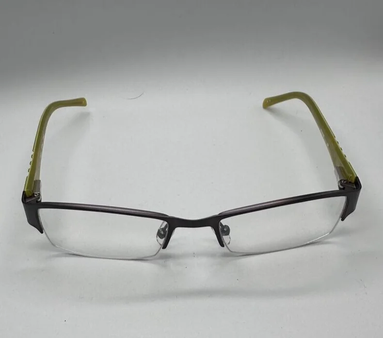 Timex Mens TMX Stinger Eyeglass Frames For Prescription Lens Bronze Neon Yellow