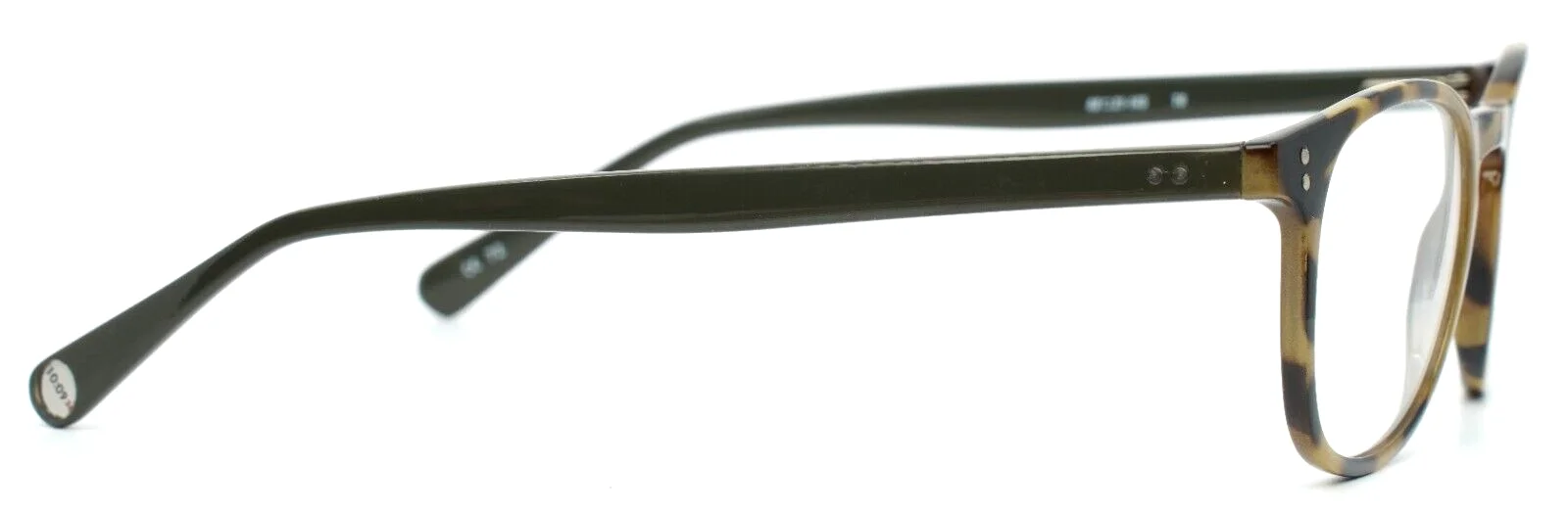 TIMEX OPTICAL EYEWEAR 4:19PM TO Tortoise Mens Round Eyeglasses 48-21-145 B:39 4