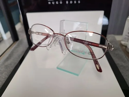 Timex T186 Eyeglasses Frame Silver Titanium Size 52/17 2