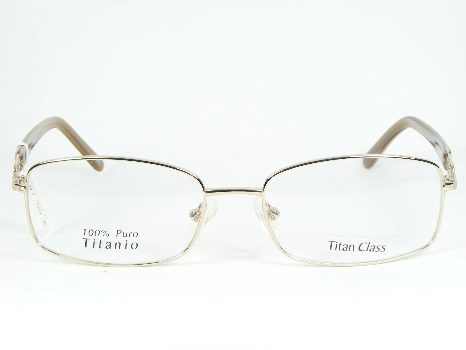 Titan Class by Thema TT-66 C01 GOLD EYEGLASSES GLASSES TITANIUM FRAME 53-18-135 2