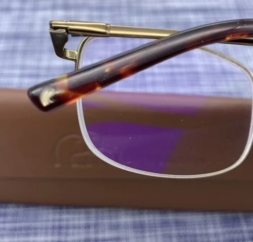 TITANIUM DUCKS UNLIMITED BRZ 150 BROWN BRONZE EYEGLASSES MEN FRAMES 3