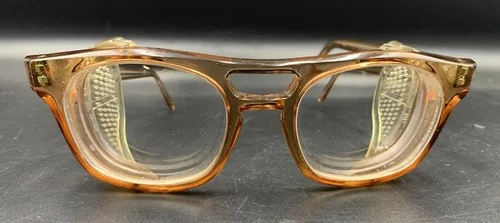TITMUS T83 BF BRN Z87-2 TO TRANSPARENT BROWN SAFETY EYEGLASS FRAMES 145MM