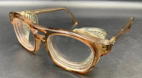 TITMUS T83 BF BRN Z87-2 TO TRANSPARENT BROWN SAFETY EYEGLASS FRAMES 145MM 2