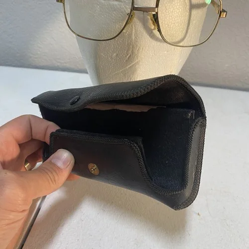 Titmus Z87 56-20 5-3/4 EYEGLASSES FRAMES Gold Vintage Aviator USA 4